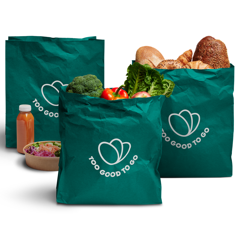 Too Good to Go bags.
